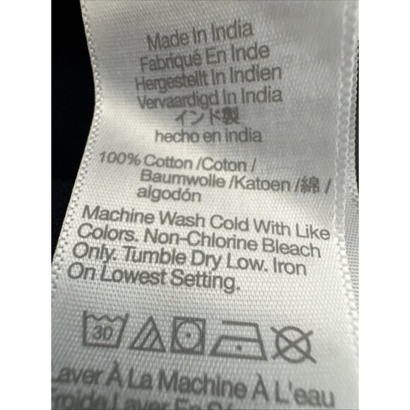 Madewell Women's XS Boxy Wide Sleeve Exposed Stitch Tee Blue NWT - Picture 8 of 13